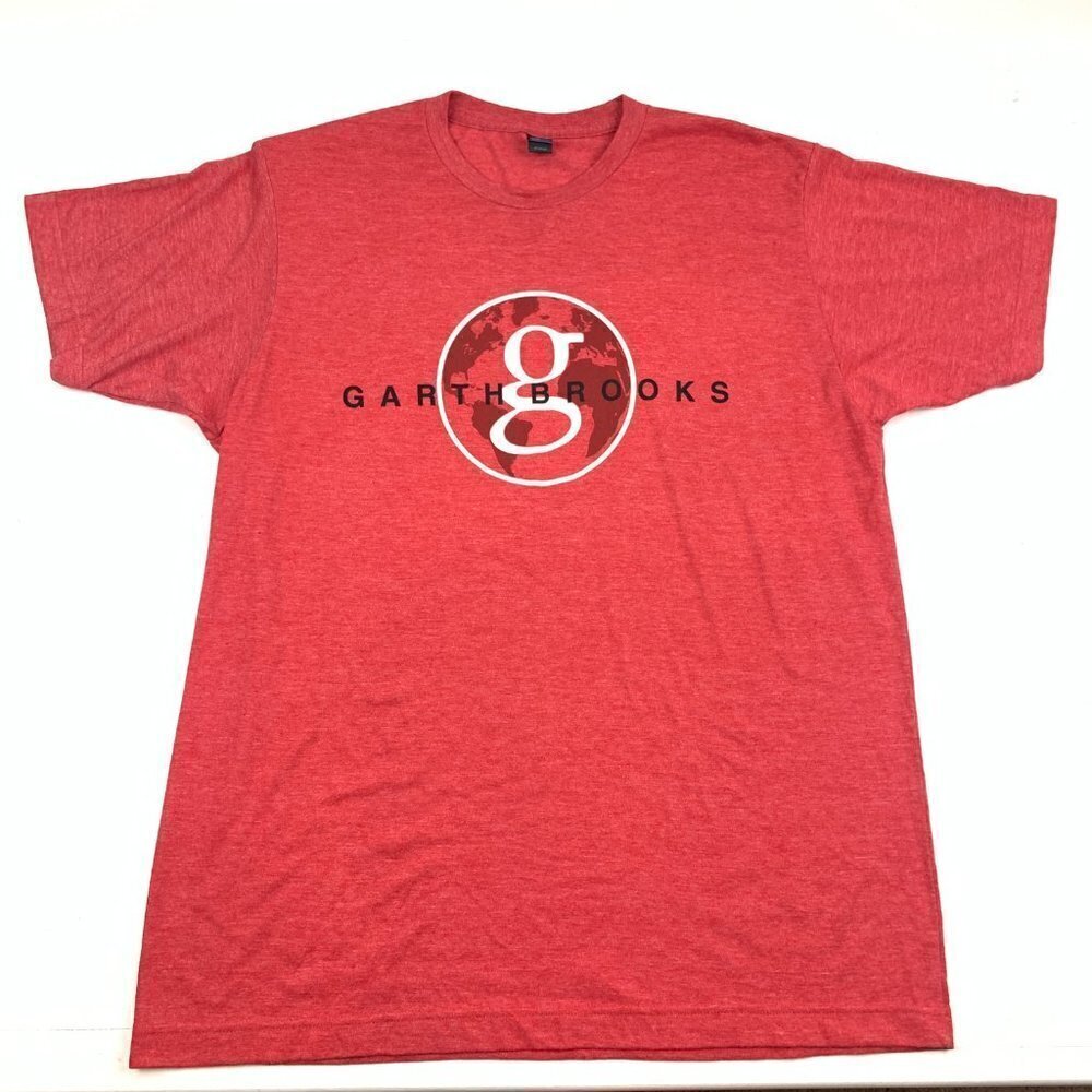 Garth Brooks Red Short Sleeve Logo T-Shirt - Men's